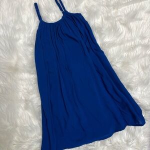 Ava Sky Hawaii Girls Vibrant Blue Sleeveless Dress - size 8